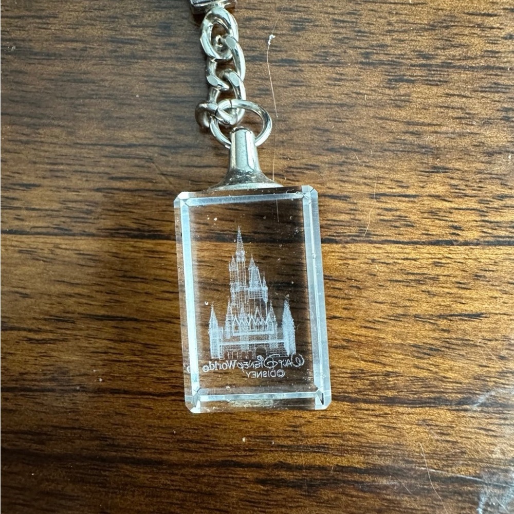 Cinderella Castle Laser-etched keychain